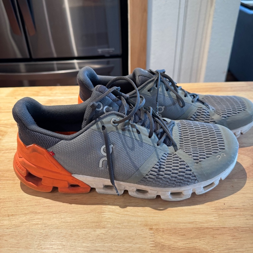 Oncloud Helion Cloudtec Orange/Gray Men's Sneakers Size-10.5M
